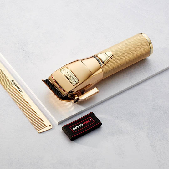 Babyliss Pro Επαγγελματική Επαναφορτιζόμενη Κουρευτική Μηχανή Χρυσή FX8700GE