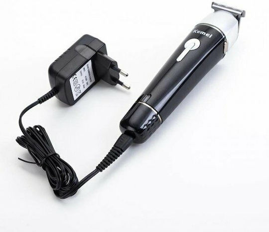 Kemei Set Rechargeable Hair Clipper Black KM-1015