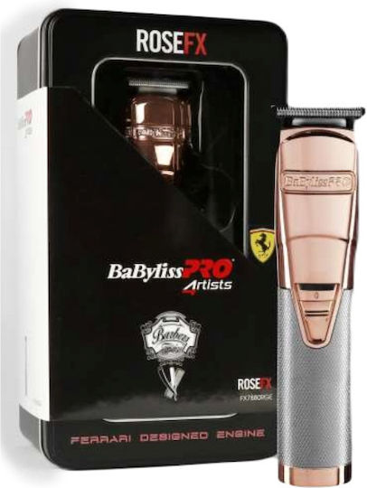 Babyliss Pro Professionelle Wiederaufladbare Haarschneidemaschine Rose Gold FX7880RGE