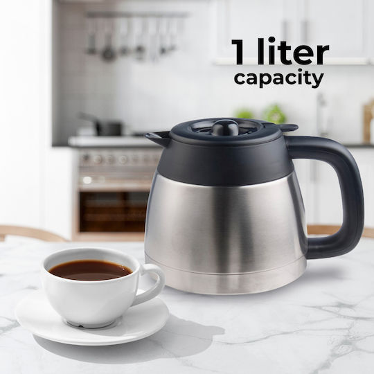 IQ Executive Mașină de cafea cu filtru 900W Argint
