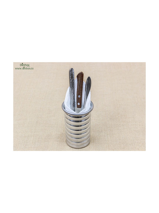 Metallic Napkin Holder Silver 7.2x7.2cm DISM0119