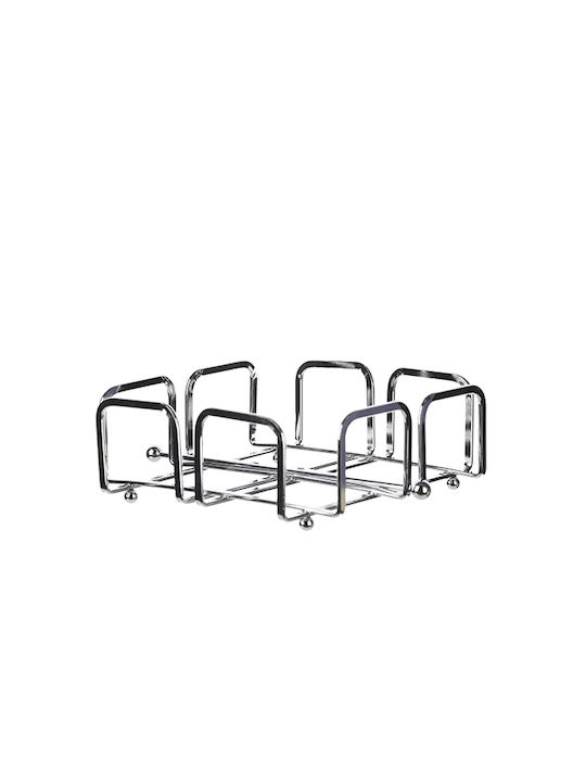 General Trade Serviettenhalter Silber 20x20x7cm 684348