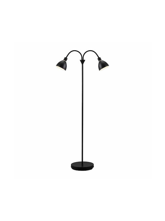 Nordlux Ray Lampă de podea Î155xL12cm. cu Soclu pentru Bec E14 Negru