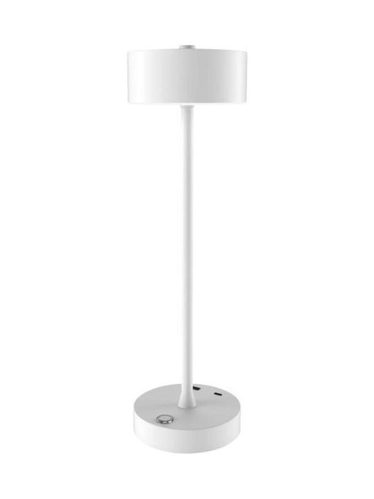Inlight Επιτραπέζιo Φωτιστικό LED Εξωτερικού Χώρου 2W με Ψυχρό Λευκό Φως IP54 Λευκό
