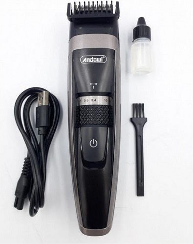 Andowl Professional Rechargeable Hair Clipper Black MQ-6188