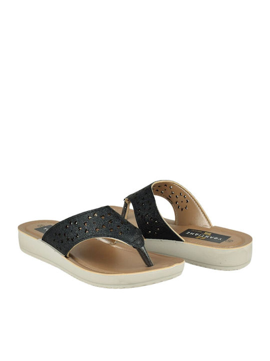 Women's Flat Sandals Black