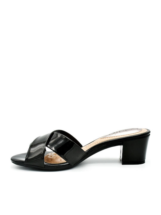 Flache Sandalen für Damen in Schwarz Farbe