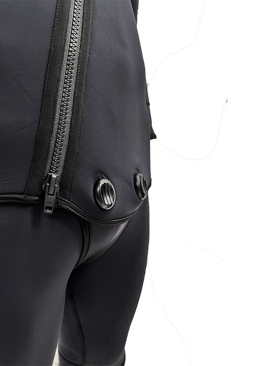 XDive Delta Ganzkörperanzug Tauchen Schwarz 7mm
