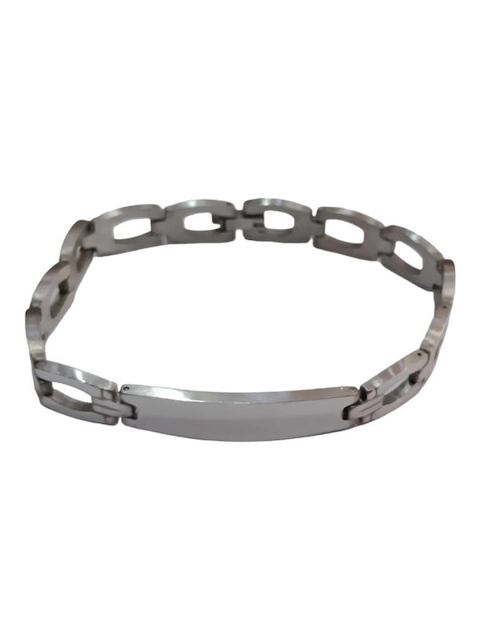 One Bracelet Id made of Steel