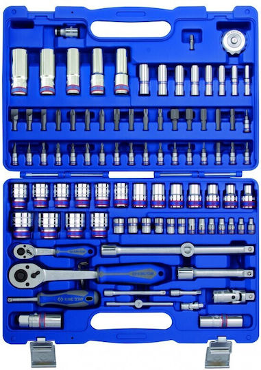 King Tony Set Ratchet 1\2" & 1\4" 96pcs