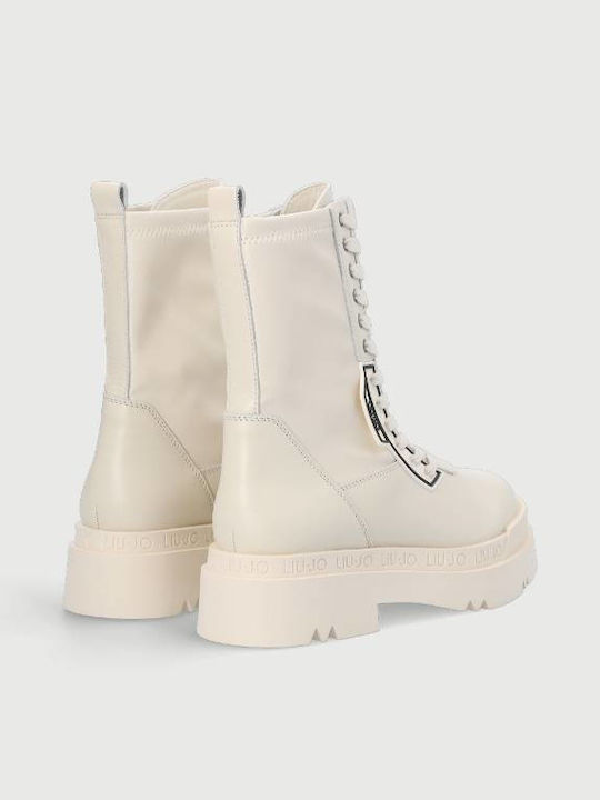 Love Stiefeletten Damen Weiß