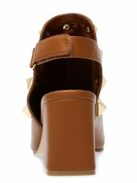 Lotta Leder Stiefeletten Damen Braun