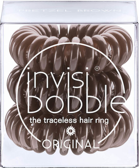 Invisibobble Original 3pcs Coil Hair Ties Brown 3pcs
