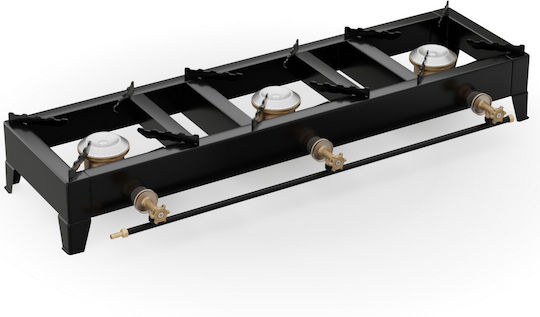 Express 30 BL Εστία Υγραερίου Τριπλή 51kW 112x32x17cm