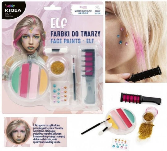 Elf Karneval Face Painting 4Stück