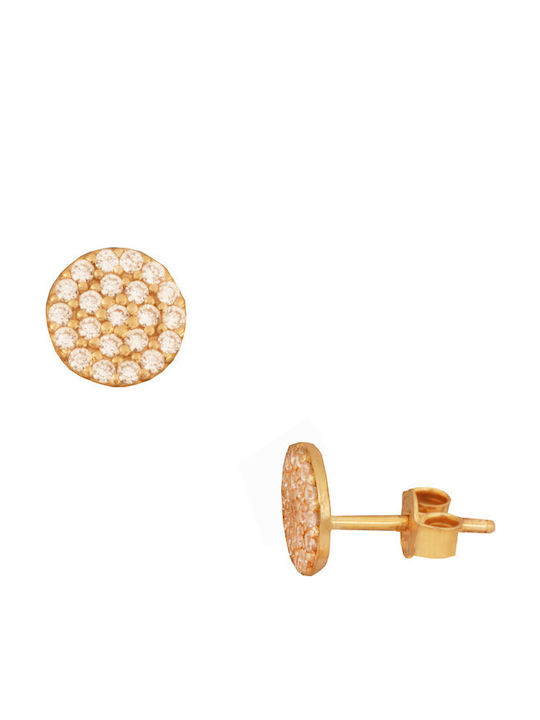 Abadianakis Ohrringe aus Gold 9K