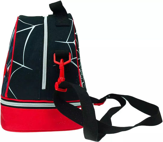 Gim Spiderman Schwarze Stadt Schulische Isolierte Lunch-Tasche 4,5l Schwarze Spiderman 20x15x21cm