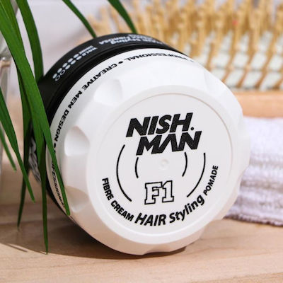 NISHMAN Fibre Cream Hair Styling Pomade F1 100ml