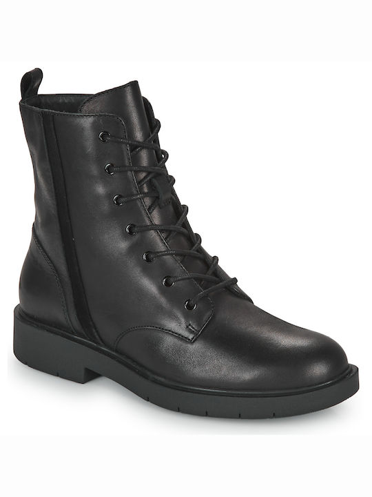 Geox Women's Combat Boots Black