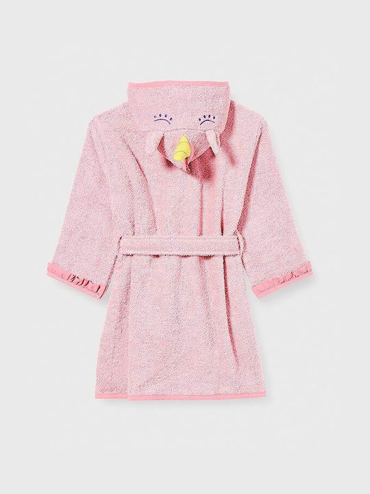 Playshoes Hooded Baby Bath Towel Pink