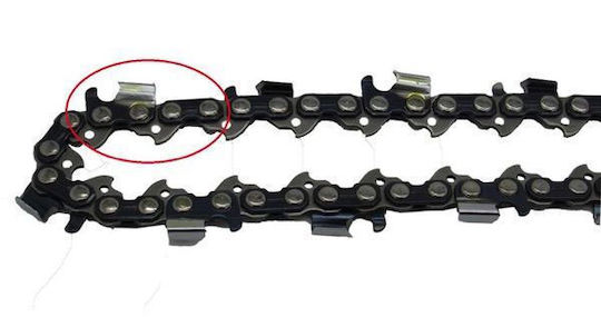 Visco Parts 350-72ΔΓ Chainsaw Chain with Pitch 3/8", Gauge .050"-1.3mm & Number of Guides 72E