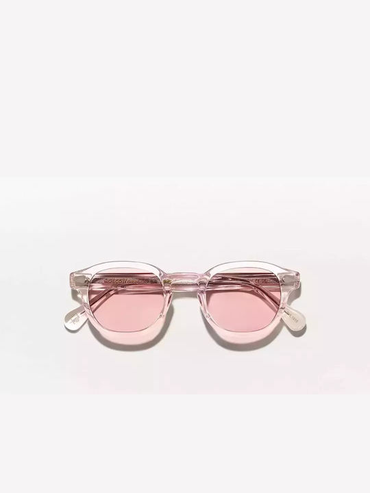 Moscot Lemtosh Sonnenbrillen mit Blush Rose Rahmen und Rosa Linse