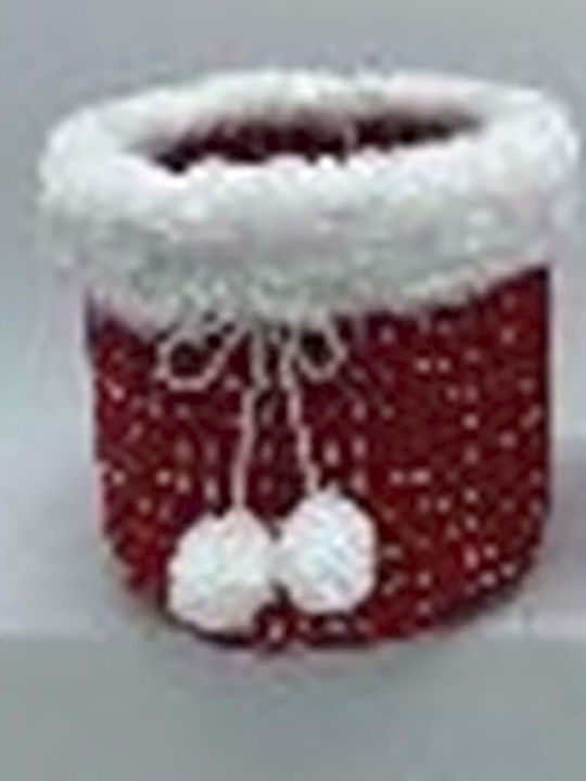 Iliadis Christmas Figure Basket Red Length 17cm