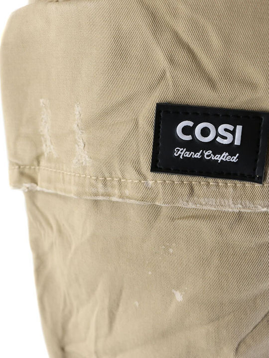 Cosi Jeans Ανδρική Βερμούδα Μπεζ