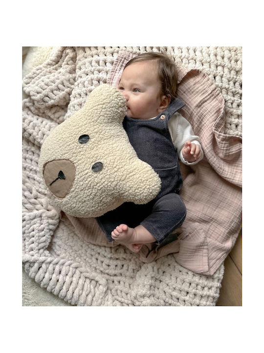 Bubbles Lover Crib Decorative Pillow Beige 35cm