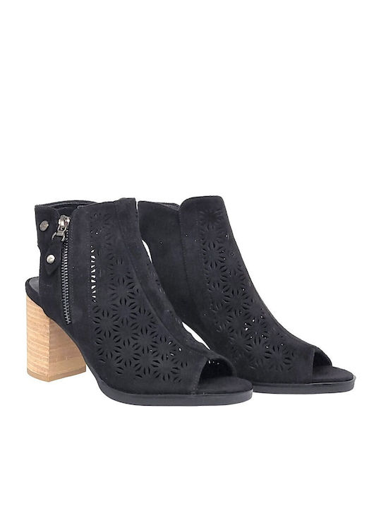 Stiefeletten Damen Schwarz