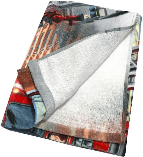 Carbotex Kids Beach Towel Gray 140x70cm