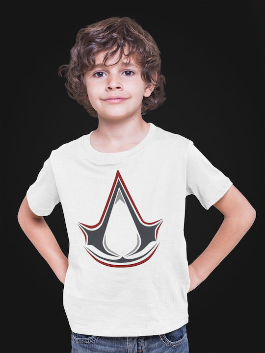 Softworld T-shirt Assassin's Creed Logo σε Λευκό χρώμα