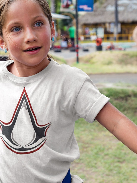 Softworld T-shirt Assassin's Creed Logo σε Λευκό χρώμα