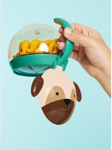 Skip Hop Zoo Pug Plastic Kids' Food Container 0.221lt Multicolour