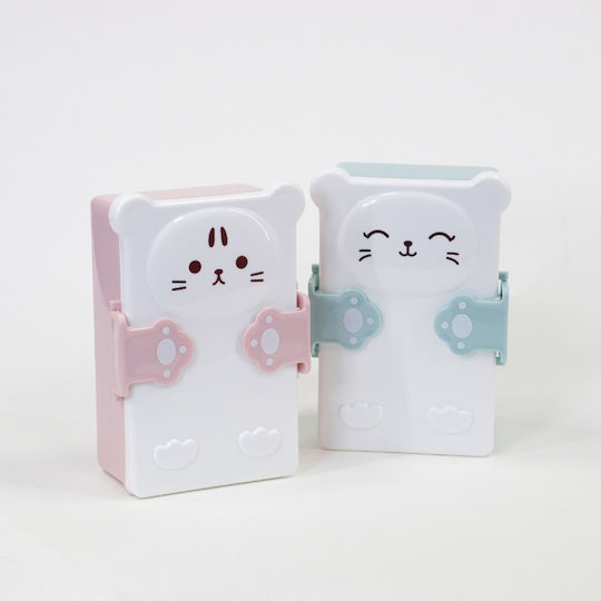Yuko.B Cat Πλαστικό Παιδικό Δοχείο Φαγητού Mint