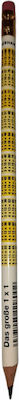 Eberhard Faber 1X1 Pencil HB with Eraser Yellow