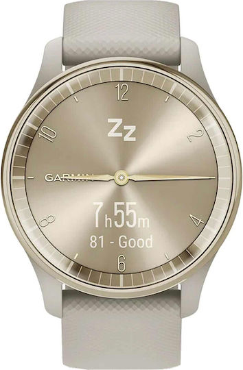 Garmin vívomove Trend Неръждаема стомана 40мм Смартчасовник с Пулсомер (Cream Gold)