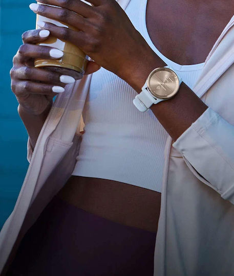 Garmin vívomove Trend Неръждаема стомана 40мм Смартчасовник с Пулсомер (Cream Gold)