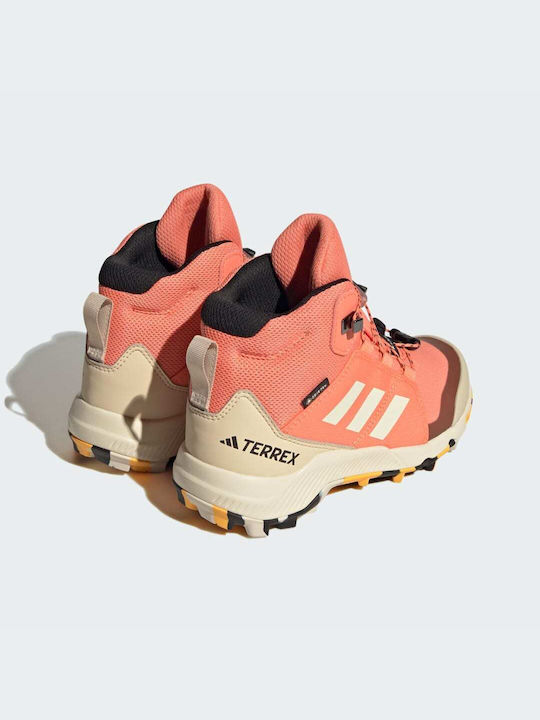 Adidas Kids Waterproof Hiking Boots Mid Coral