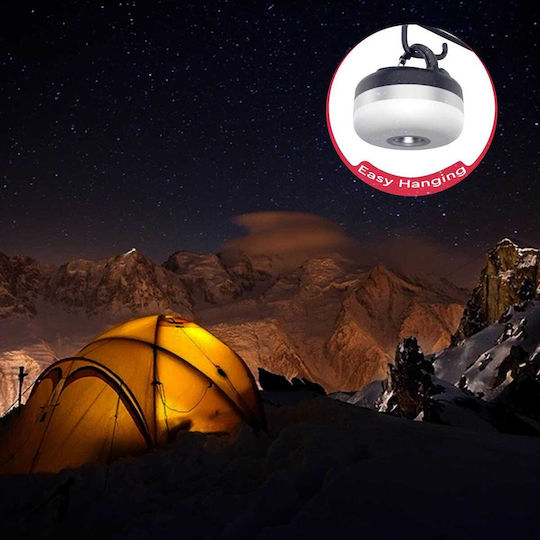 AlpinPro Pro Wiederaufladbar Taschenlampe LED IP54 mit maximaler Helligkeit 250lm SimLite Hybrid Schwarz