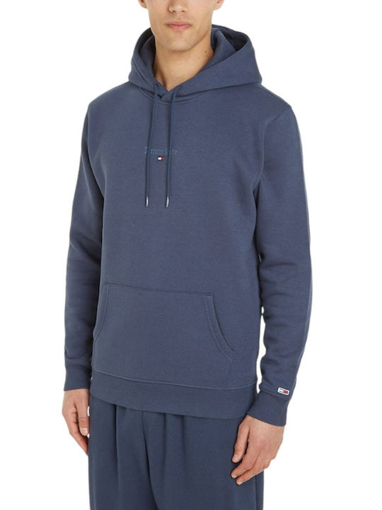 Tommy Hilfiger Men's Sweatshirt with Hood Blue