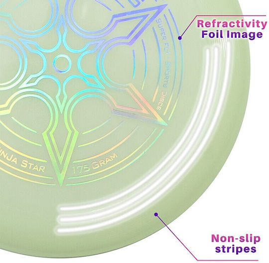 Star Frisbee Plastic White