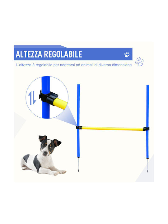 Pawhut Agility Set Εκπαιδευτικό Παιχνίδι Σκύλου Μπλε