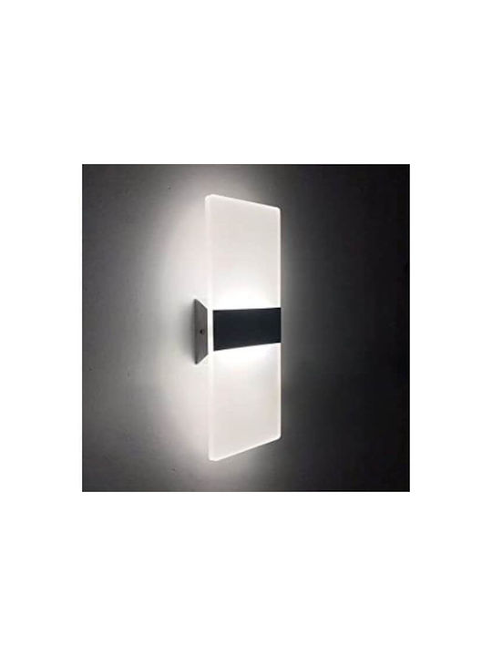 Universo Illuminazione Wandleuchte LED Weiß 10x27cm Universo Illuminazione Wandleuchte LED Weiß 10x27cm