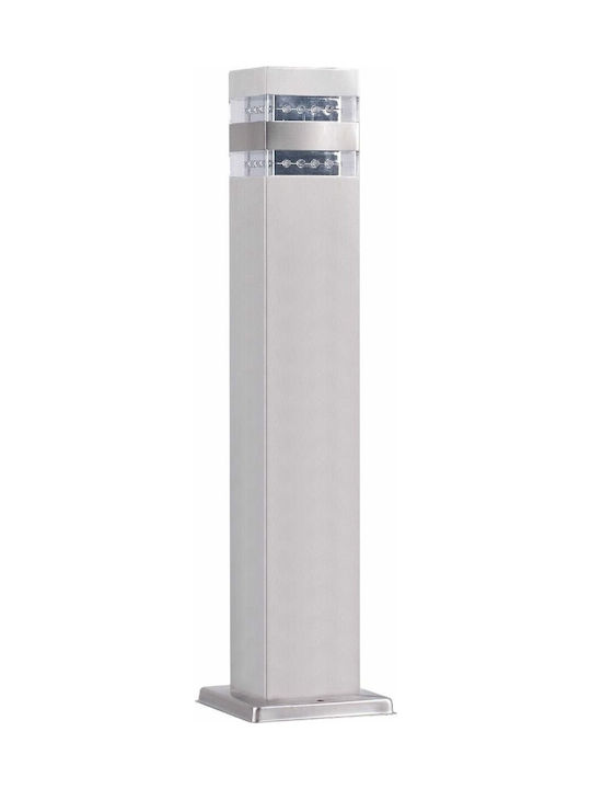 Avide AOLPL-JL-WW-SN Außenstehlampe KLEINE POST LED Für Außenbereich 2W Mit Warmes Weiß Licht IP44 Silber