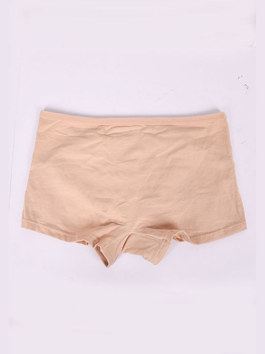 Rosa Junio Cotton Women's Boxer Beige