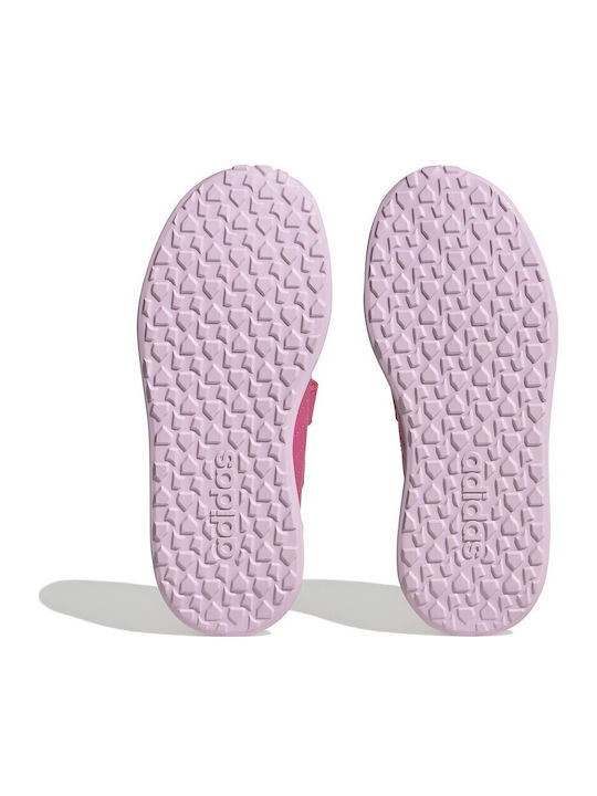 Vs Switch 3 CF C Waterproof Kids Sports Shoes Running with Hoop & Loop Closure Pink