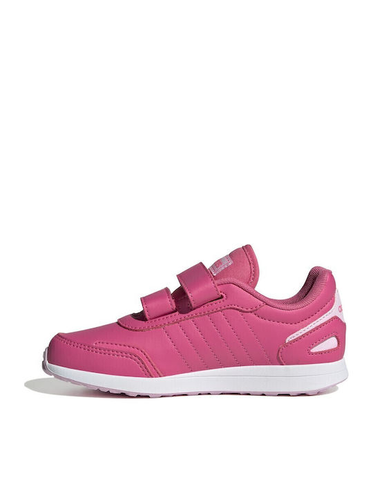 Vs Switch 3 CF C Waterproof Kids Sports Shoes Running with Hoop & Loop Closure Pink
