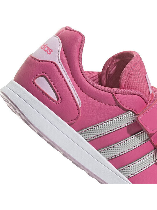 Vs Switch 3 CF C Waterproof Kids Sports Shoes Running with Hoop & Loop Closure Pink