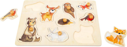 Wooden Kids Peg Puzzle for 1+ Years 9pcs Small Foot